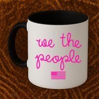 We The People USA Pink American Flag Coffee Mug thumb 2