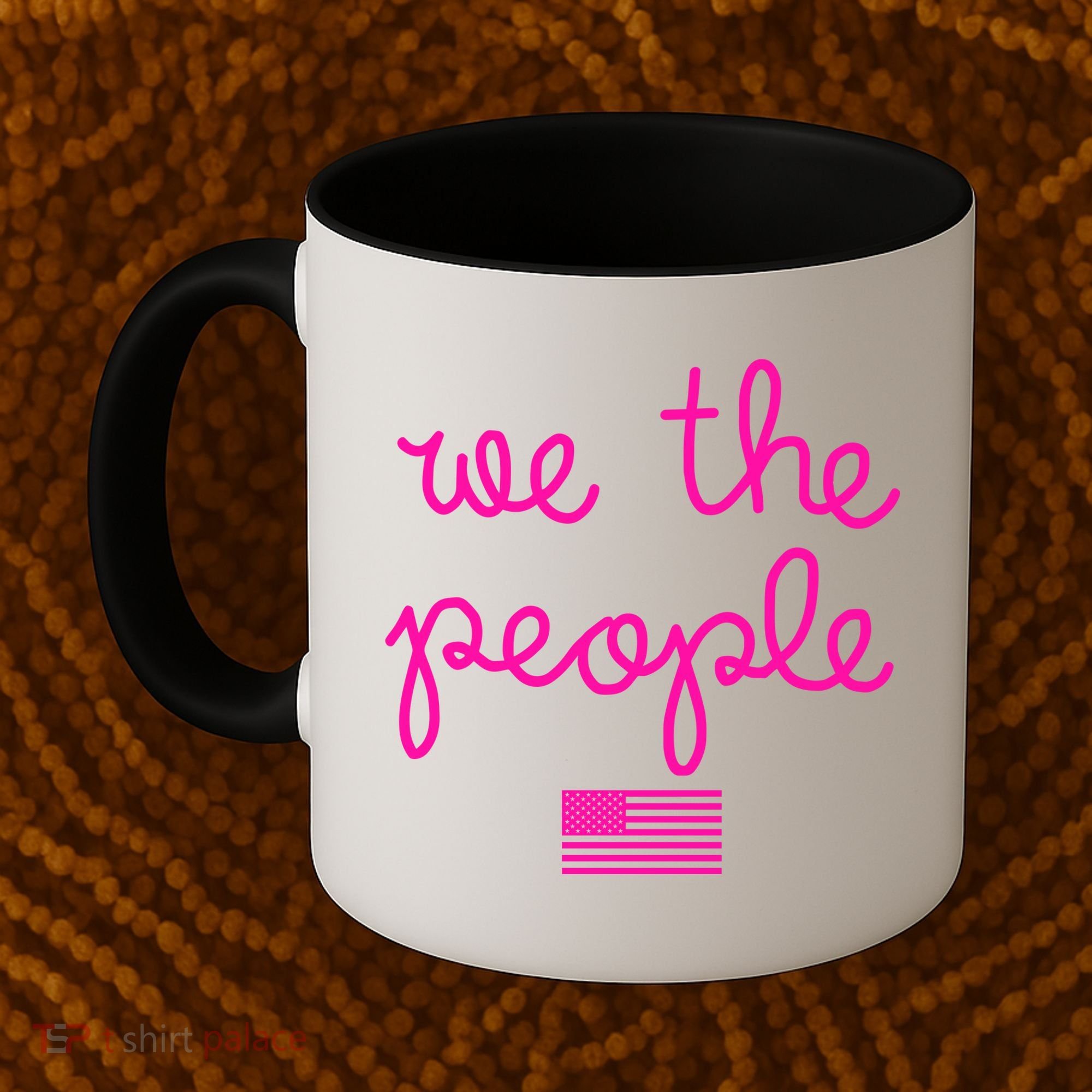 We The People USA Pink American Flag Coffee Mug