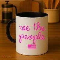 We The People USA Pink American Flag Coffee Mug thumb 4