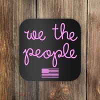 We The People USA Pink American Flag Coaster thumb 0