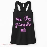 We The People USA Pink American Flag Women's Tank Top thumb 0