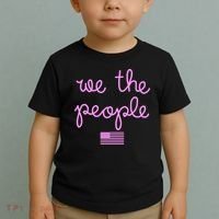We The People USA Pink American Flag Toddler T-Shirt thumb 2