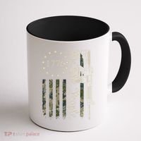 We The People Camo Ar15 Pro Gun Usa Flag Gift Coffee Mug thumb 1