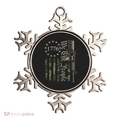 We The People Camo Ar15 Pro Gun Usa Flag Gift Ornament
