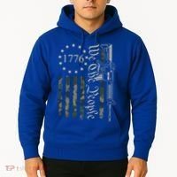 We The People Camo Ar15 Pro Gun Usa Flag Gift Hoodie thumb 2
