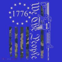 We The People Camo Ar15 Pro Gun Usa Flag Gift Polo thumb 2