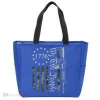 We The People Camo Ar15 Pro Gun Usa Flag Gift Tote Bag thumb 0
