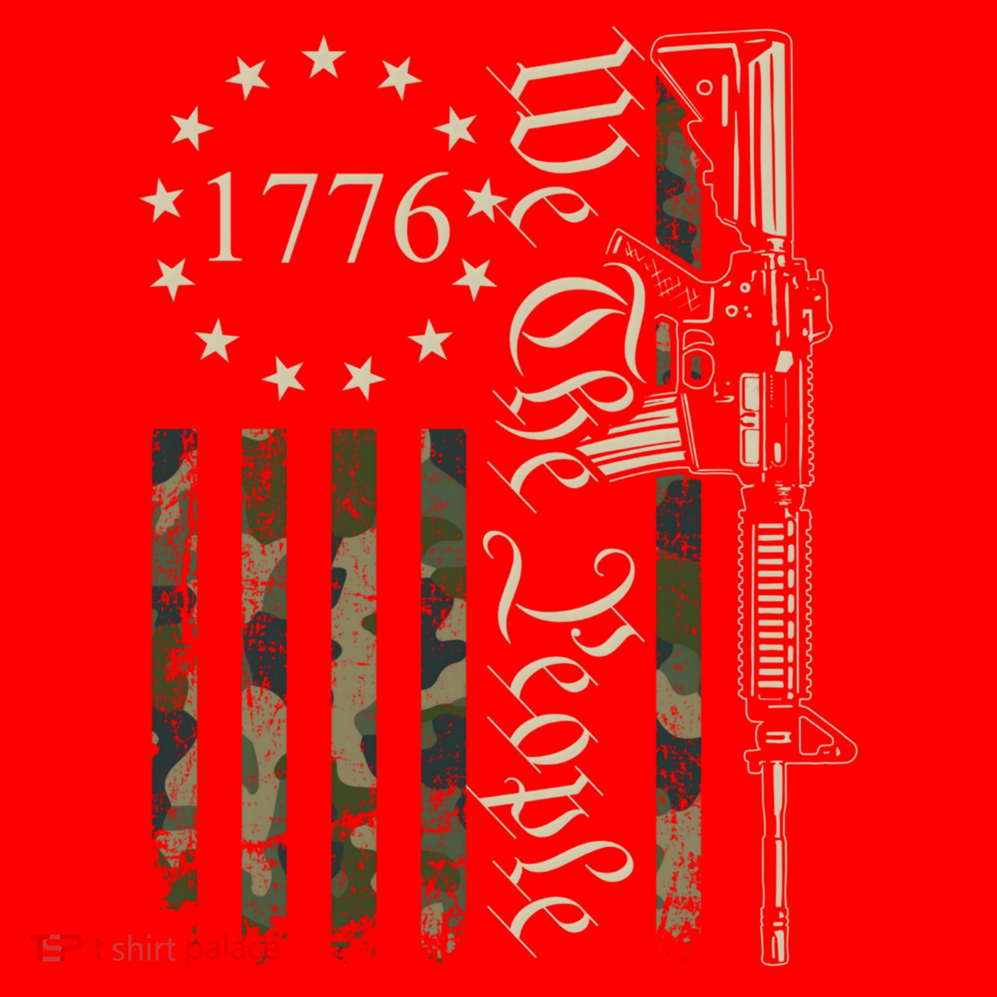 We The People Camo Ar15 Pro Gun Usa Flag Gift Santa Hat
