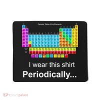 Wear This Periodically Periodic Table Of Elements Mousepad thumb 0