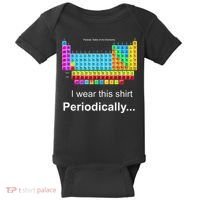 Wear This Periodically Periodic Table Of Elements Baby Bodysuit thumb 0