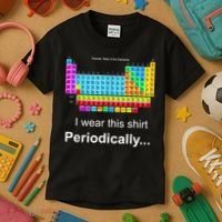 Wear This Periodically Periodic Table Of Elements Kids T-Shirt thumb 3