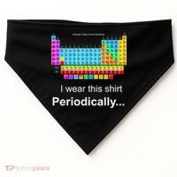 Wear This Periodically Periodic Table Of Elements USA-Made Doggie Bandana thumb 0