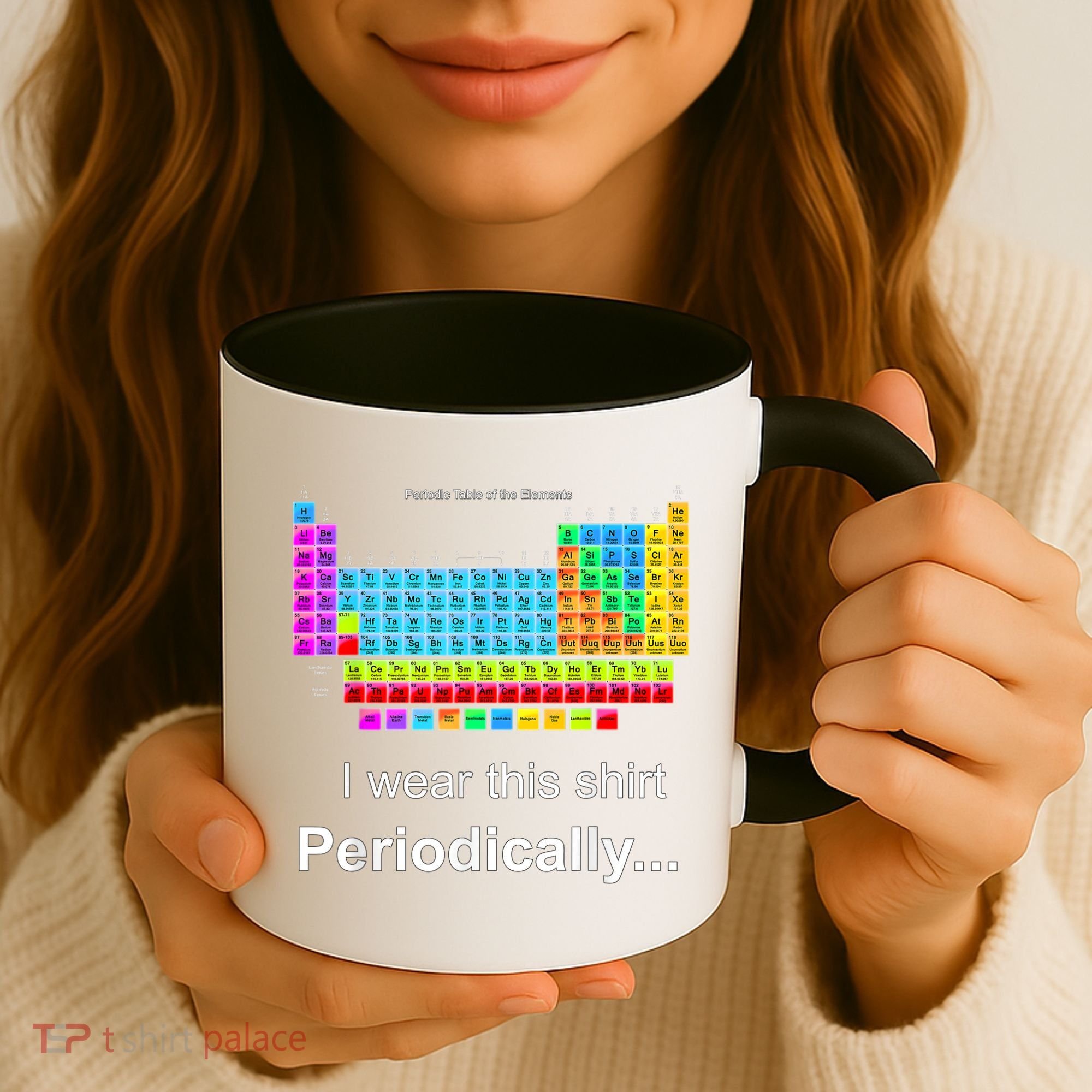Wear This Periodically Periodic Table Of Elements Coffee Mug