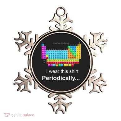Wear This Periodically Periodic Table Of Elements Ornament