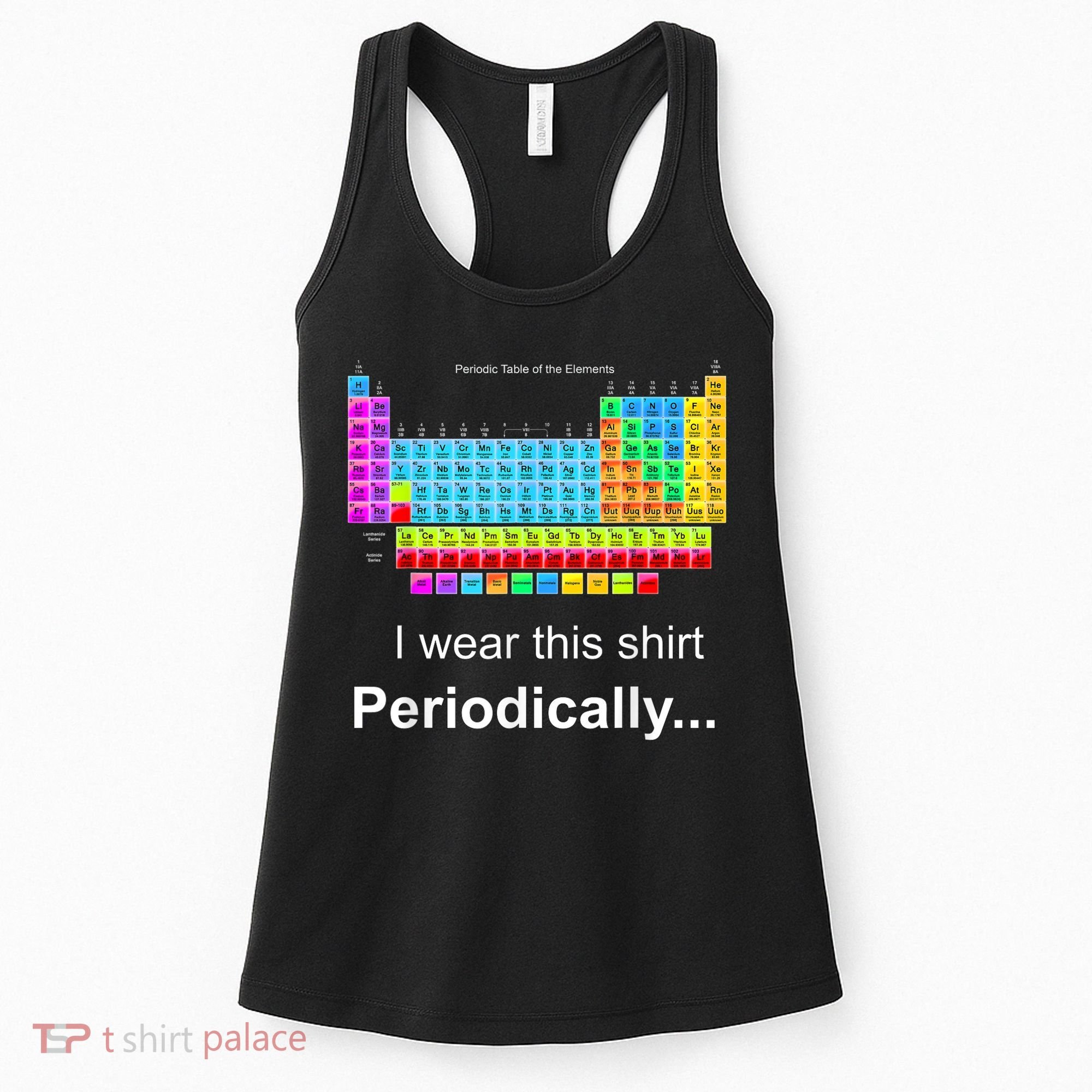Wear This Periodically Periodic Table Of Elements Women's Tank Top