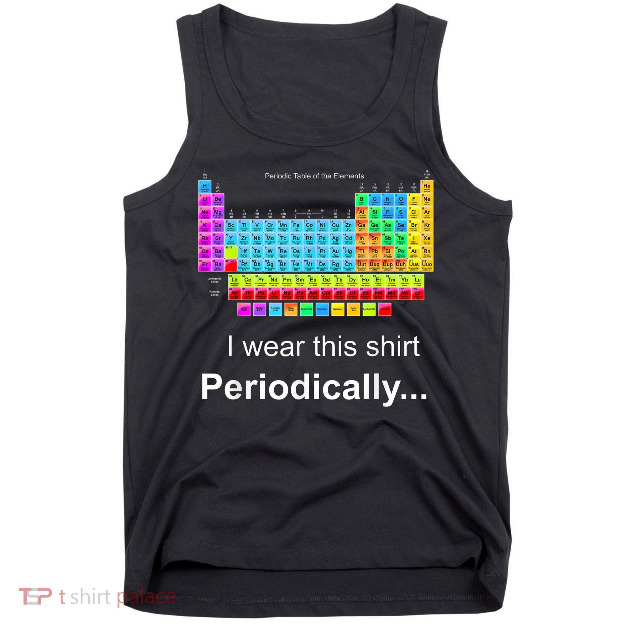 Wear This Periodically Periodic Table Of Elements Tank Top