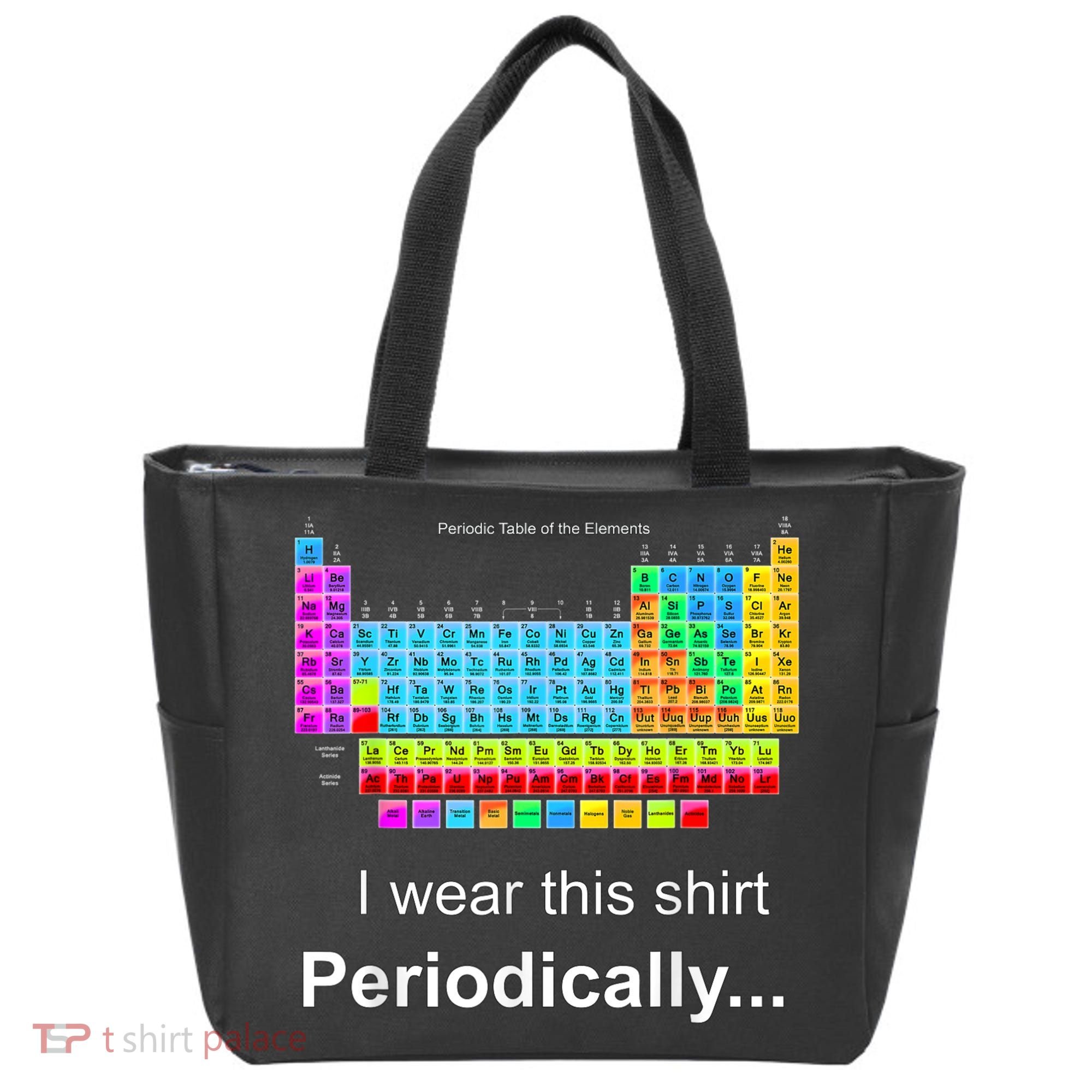 Wear This Periodically Periodic Table Of Elements Tote Bag