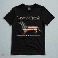 Weenie The People Funny Dachshund 4th Of July USA T-Shirt thumb 5