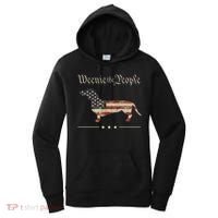 Weenie The People Funny Dachshund 4th Of July USA Women's Hoodie thumb 0