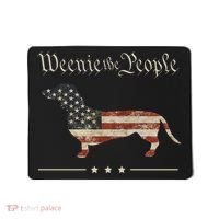 Weenie The People Funny Dachshund 4th Of July USA Mousepad thumb 0