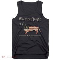 Weenie The People Funny Dachshund 4th Of July USA Tank Top thumb 0