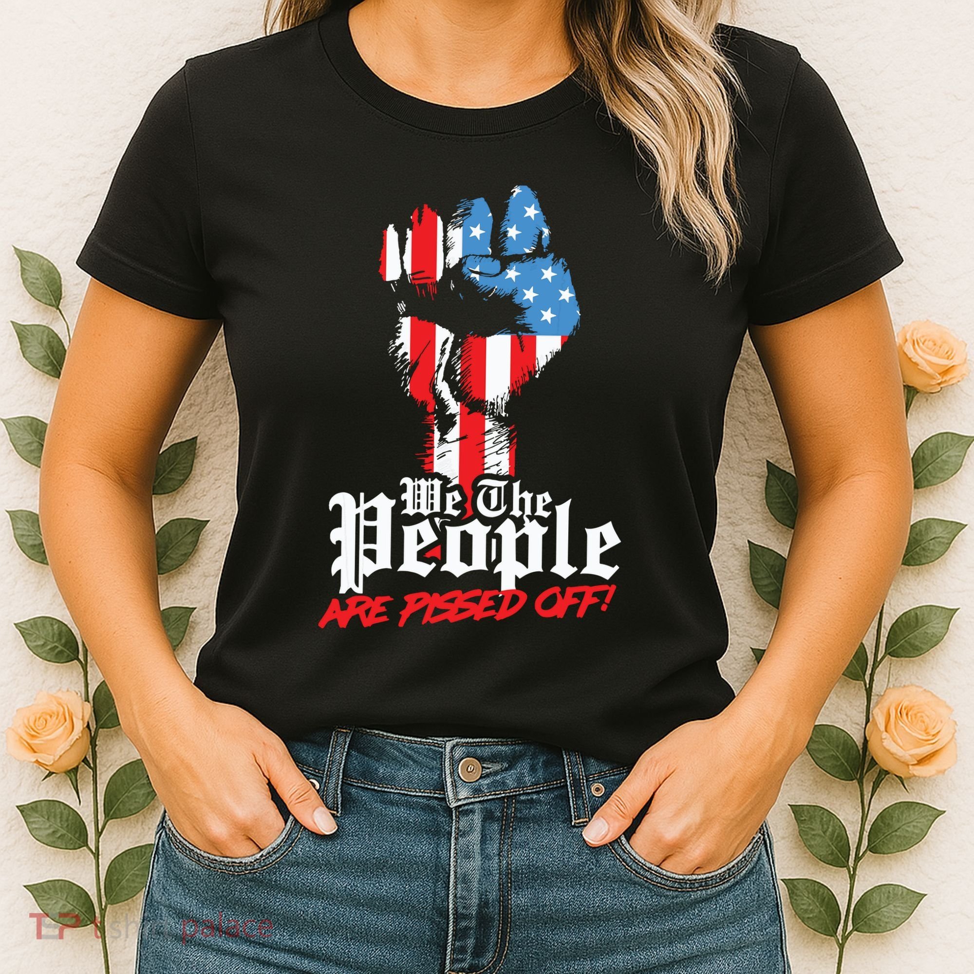 We The People Are Pissed Off Trump MAGA Constitution Gift Women's T-Shirt