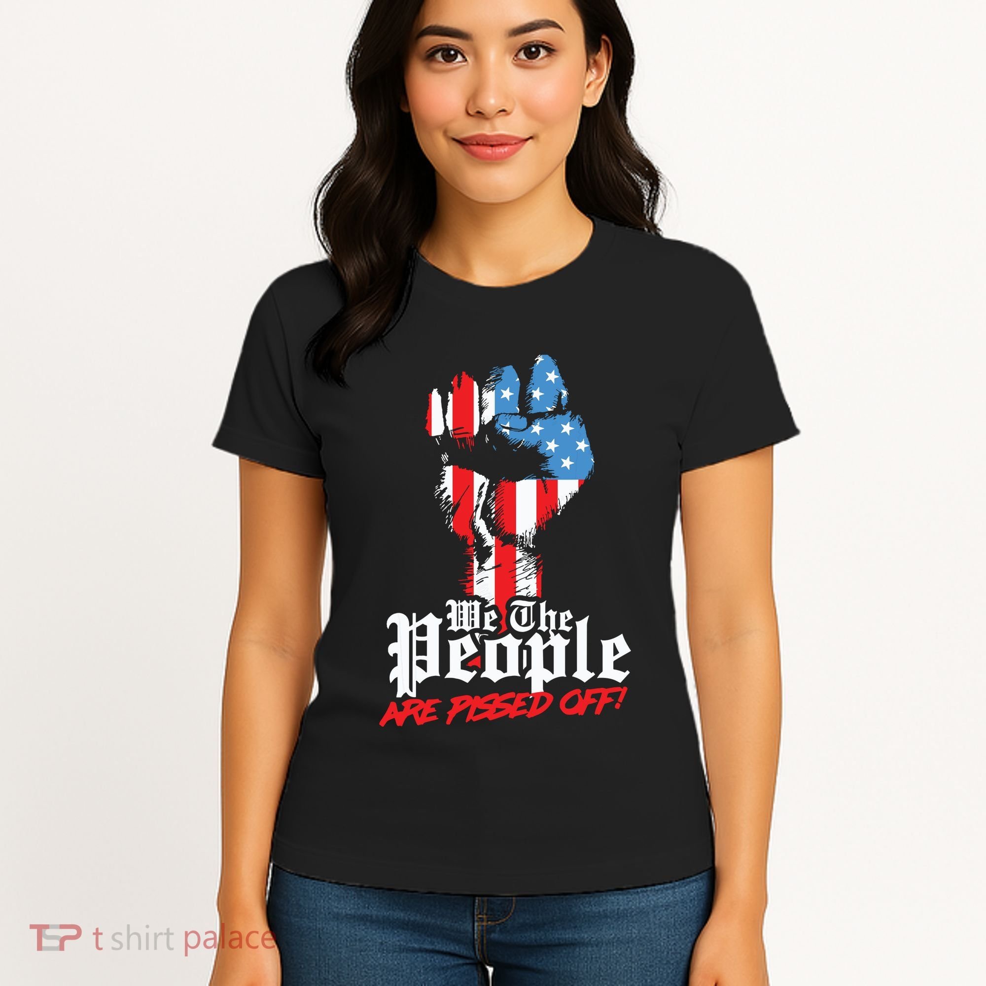 We The People Are Pissed Off Trump MAGA Constitution Gift Women's T-Shirt