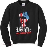 We The People Are Pissed Off Trump MAGA Constitution Gift Kids Sweatshirt thumb 0