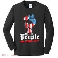 We The People Are Pissed Off Trump MAGA Constitution Gift Kids Long Sleeve Shirt thumb 0