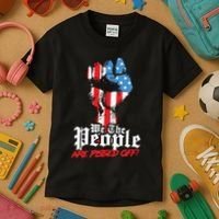 We The People Are Pissed Off Trump MAGA Constitution Gift Kids T-Shirt thumb 3