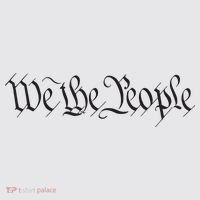 We The People Constitution Bill Of Rights American Womens Funnel Neck Pullover Hood thumb 2