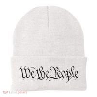 We The People Constitution Bill Of Rights American Beanie thumb 0