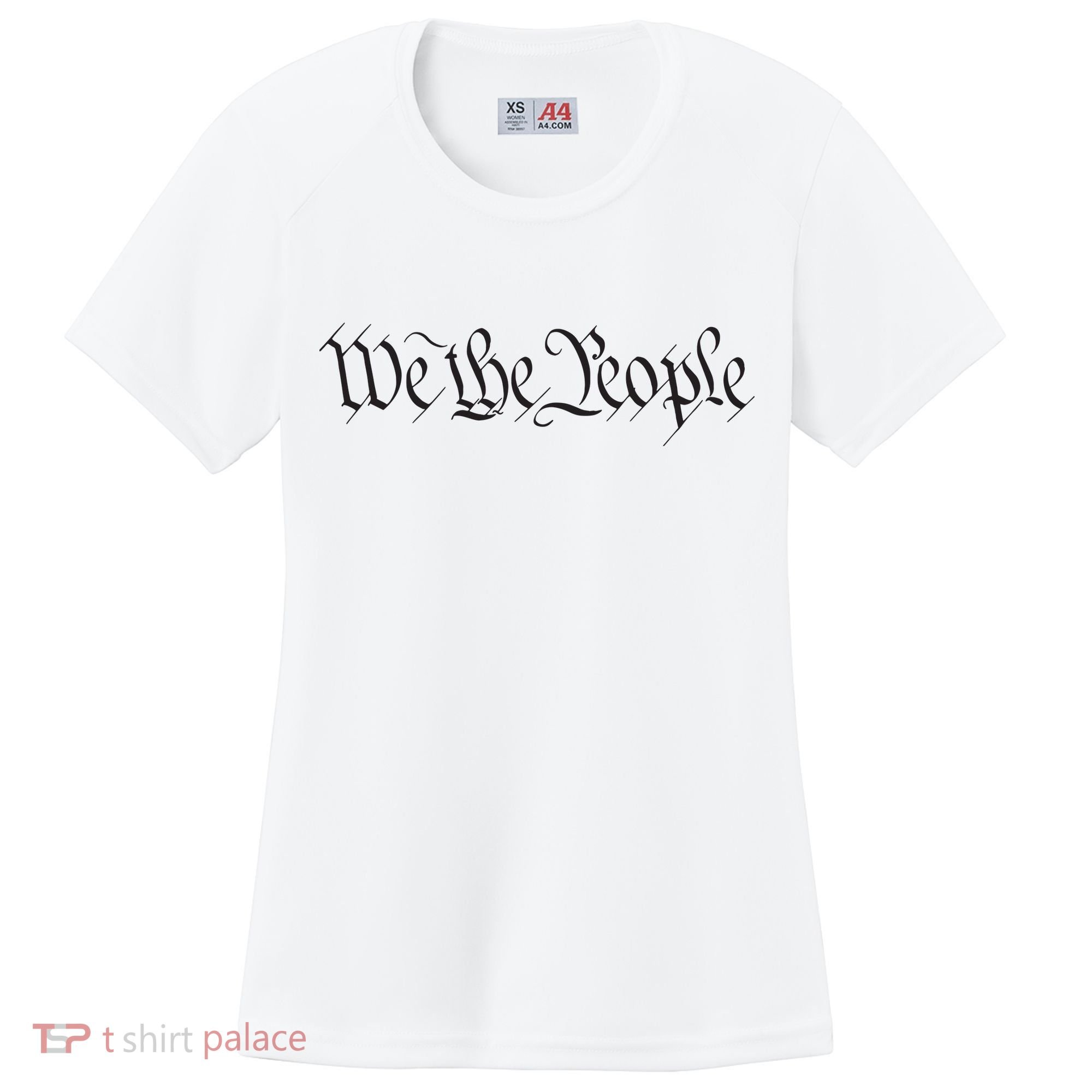 We The People Constitution Bill Of Rights American Women's Cooling Performance Crew T-Shirt