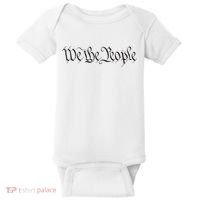 We The People Constitution Bill Of Rights American Baby Bodysuit thumb 0