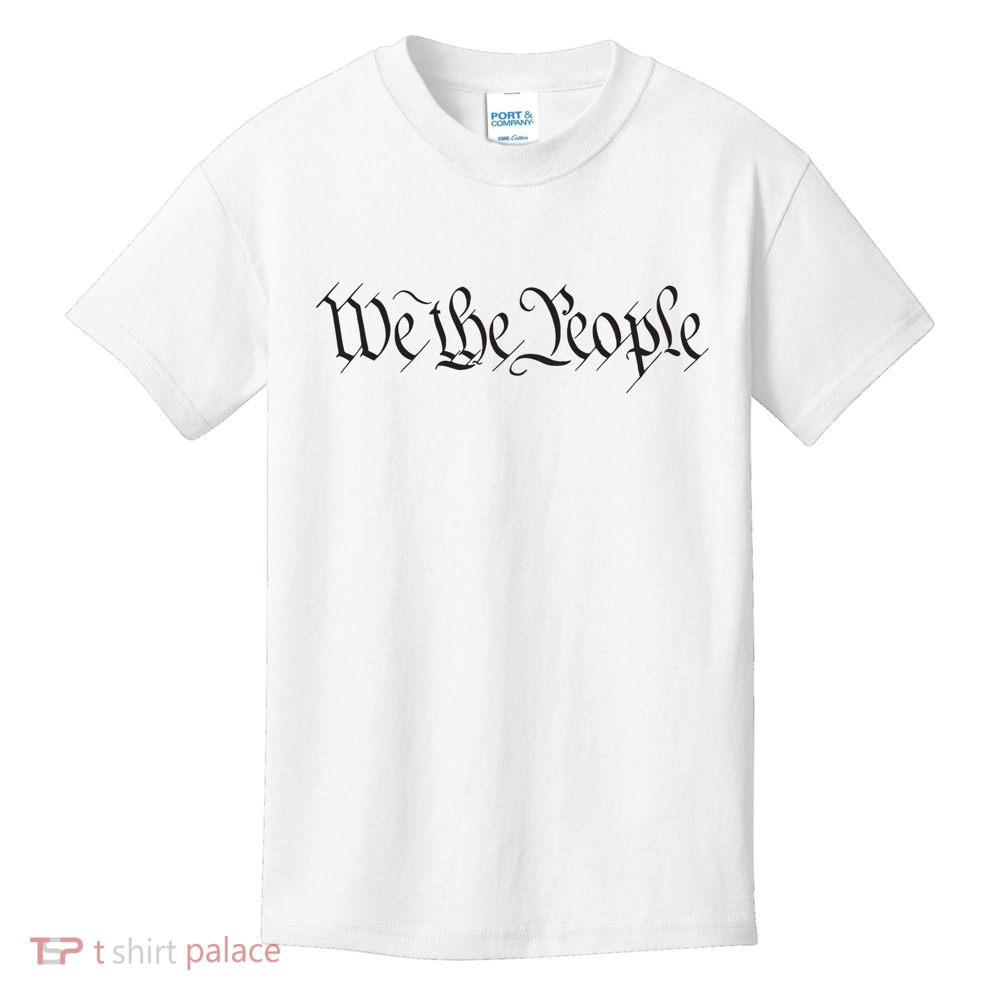 We The People Constitution Bill Of Rights American Kids T-Shirt