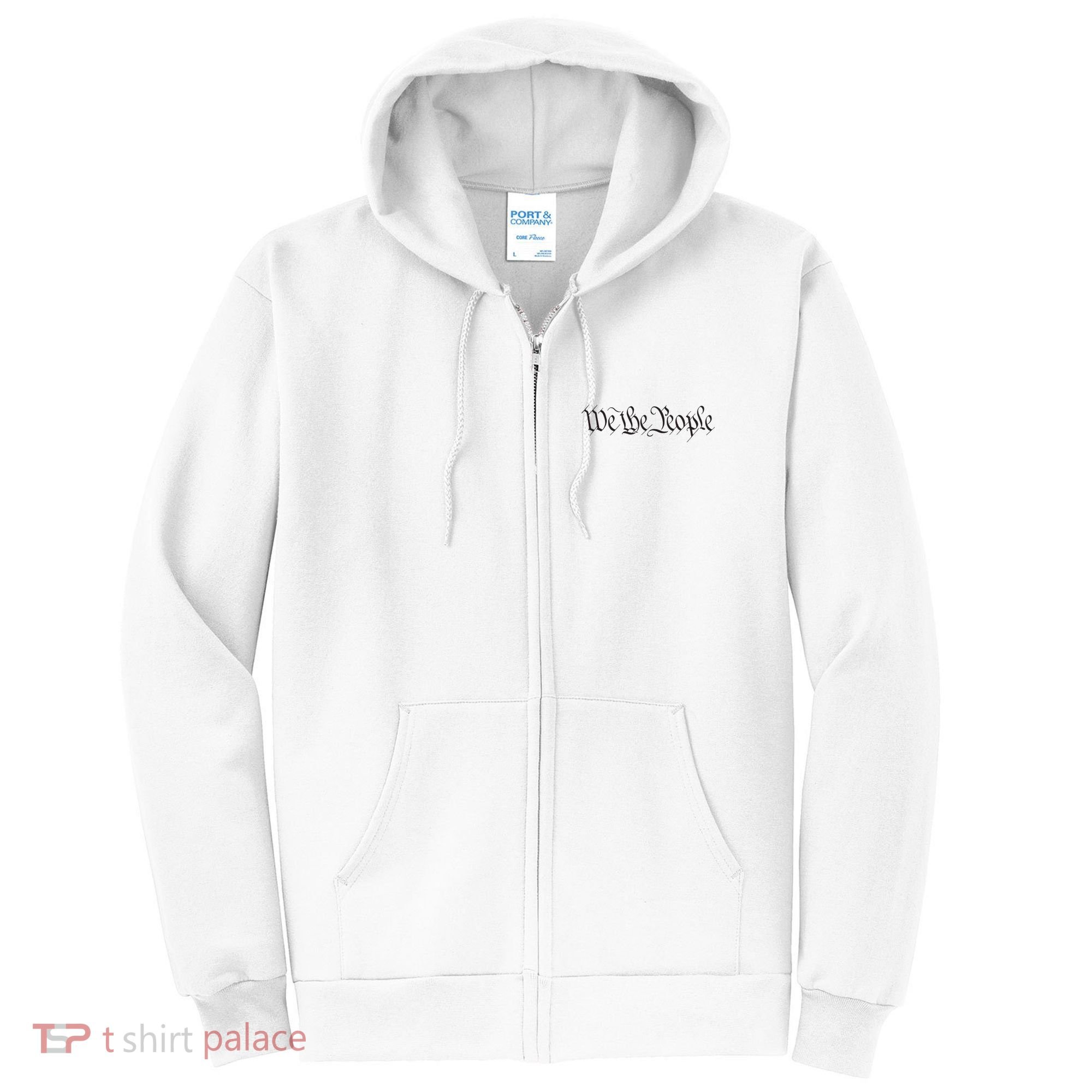 We The People Constitution Bill Of Rights American Full Zip Hoodie