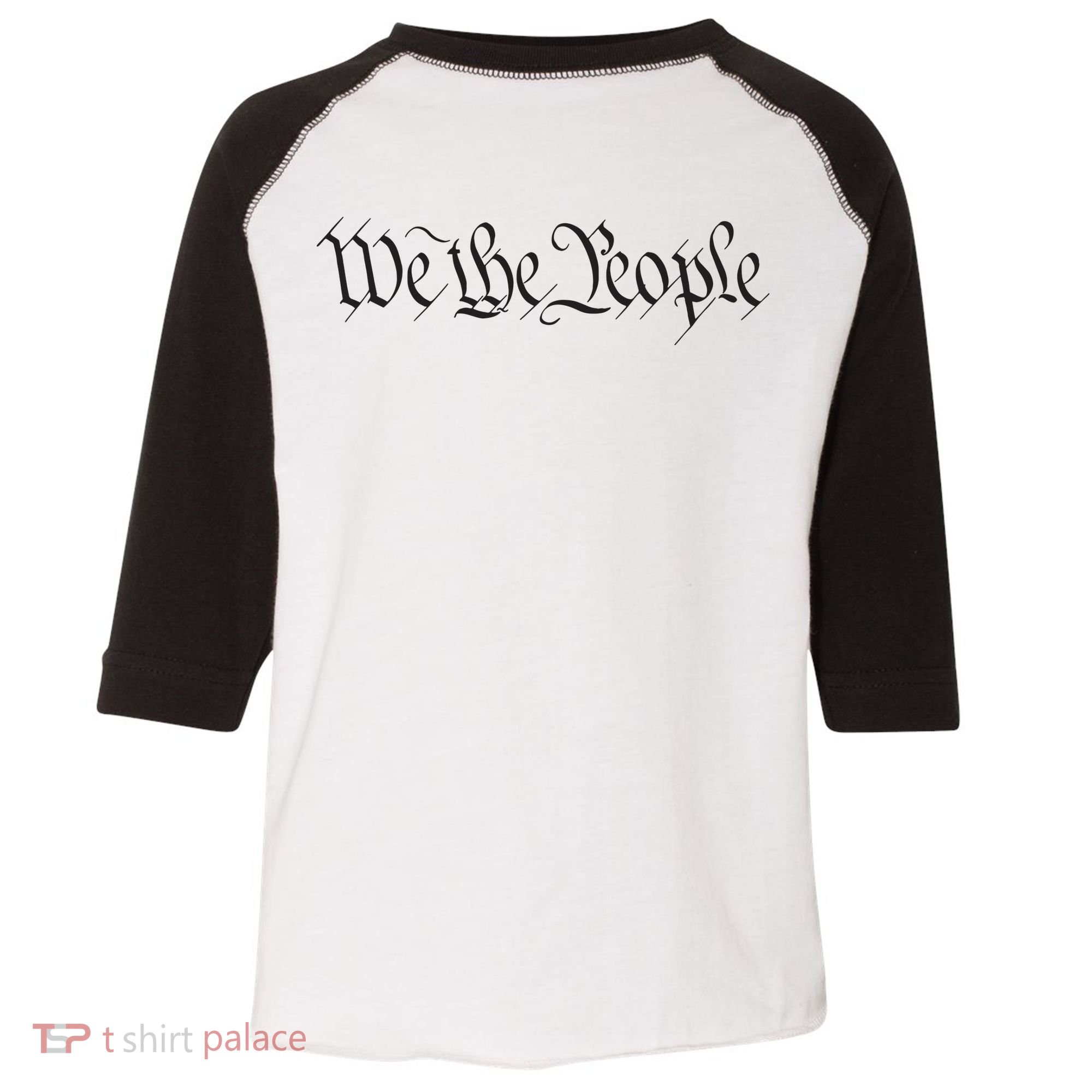 We The People Constitution Bill Of Rights American Toddler Fine Jersey T-Shirt