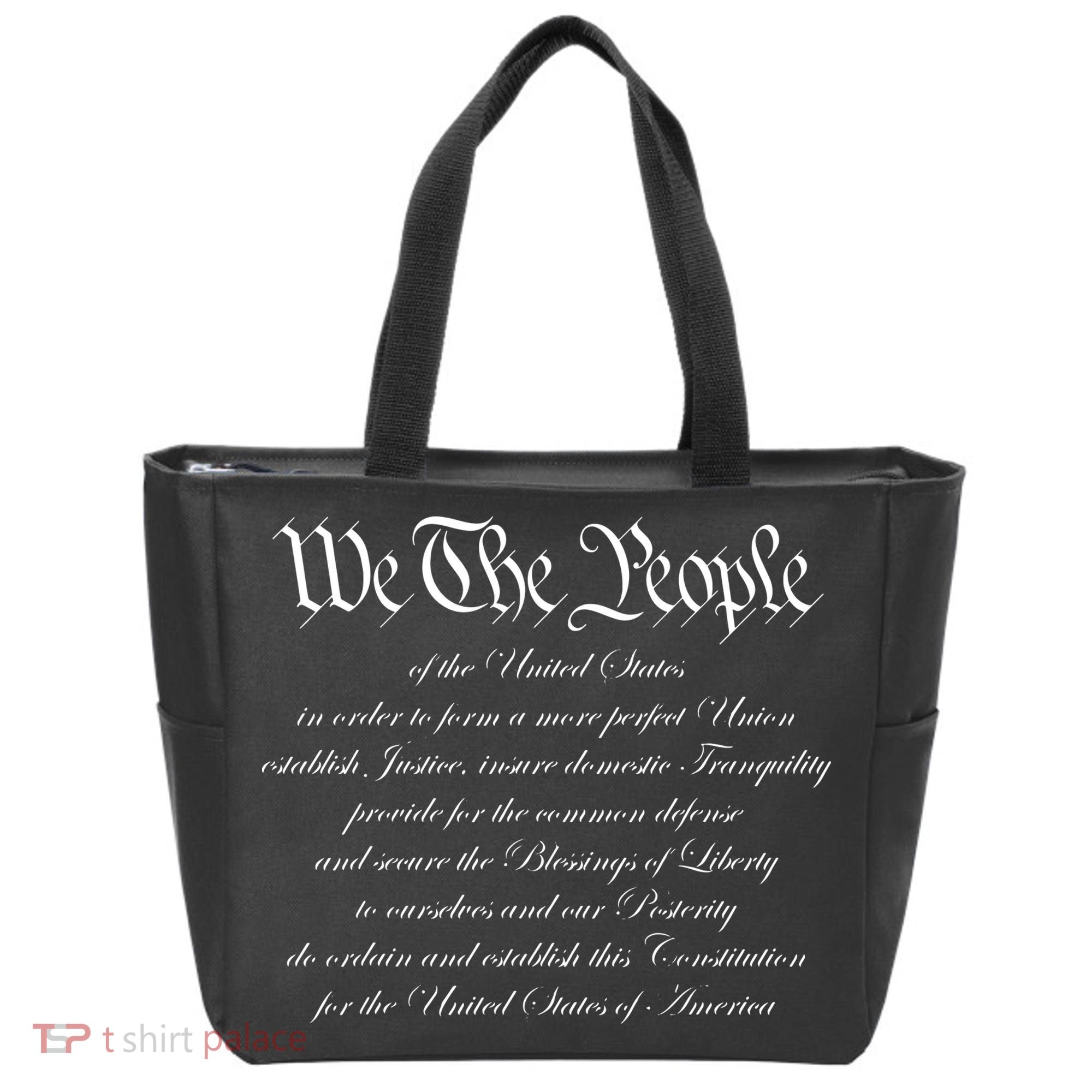 We The People Constitution American Patriot We The People Tote Bag