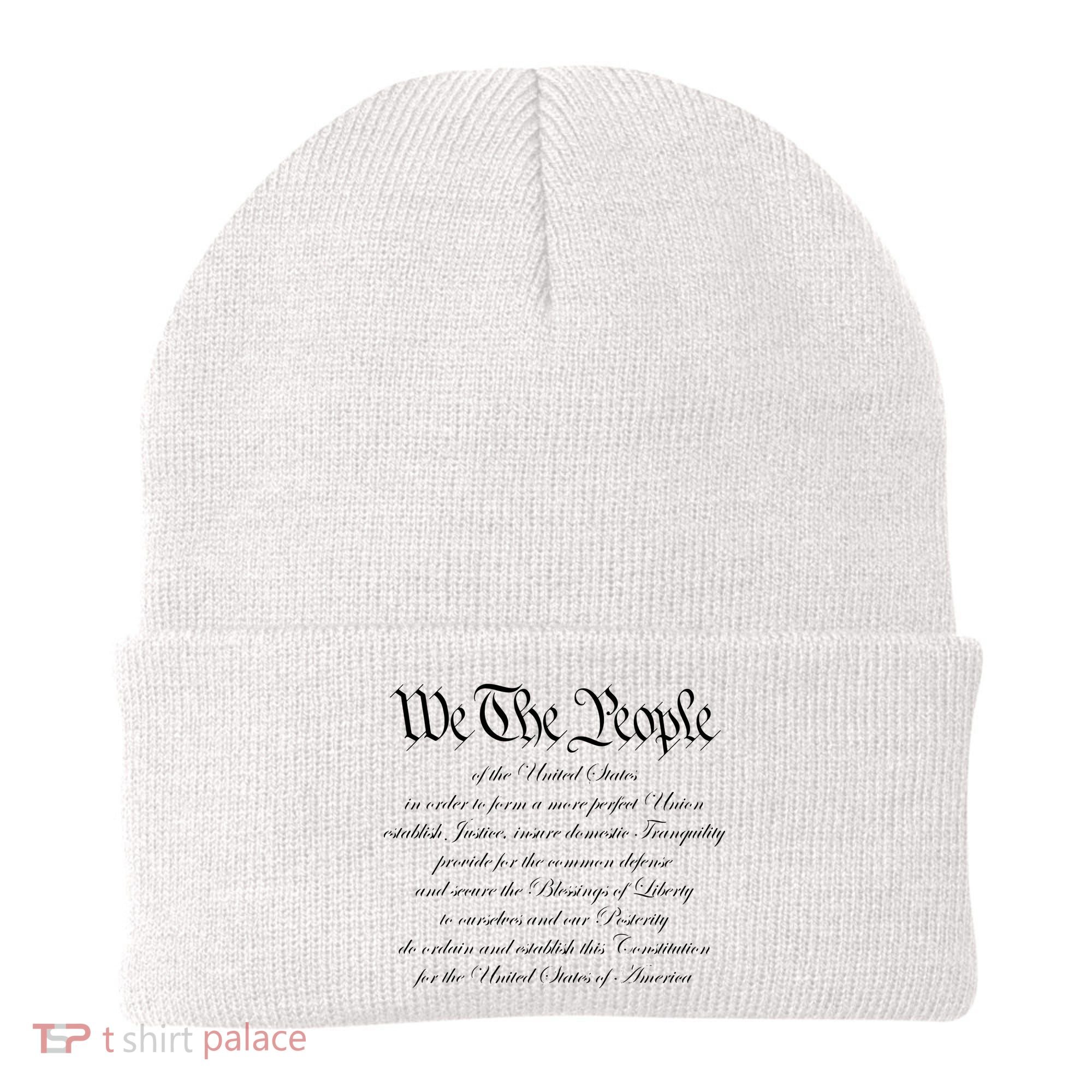 We The People Constitution American Patriot We The People Beanie