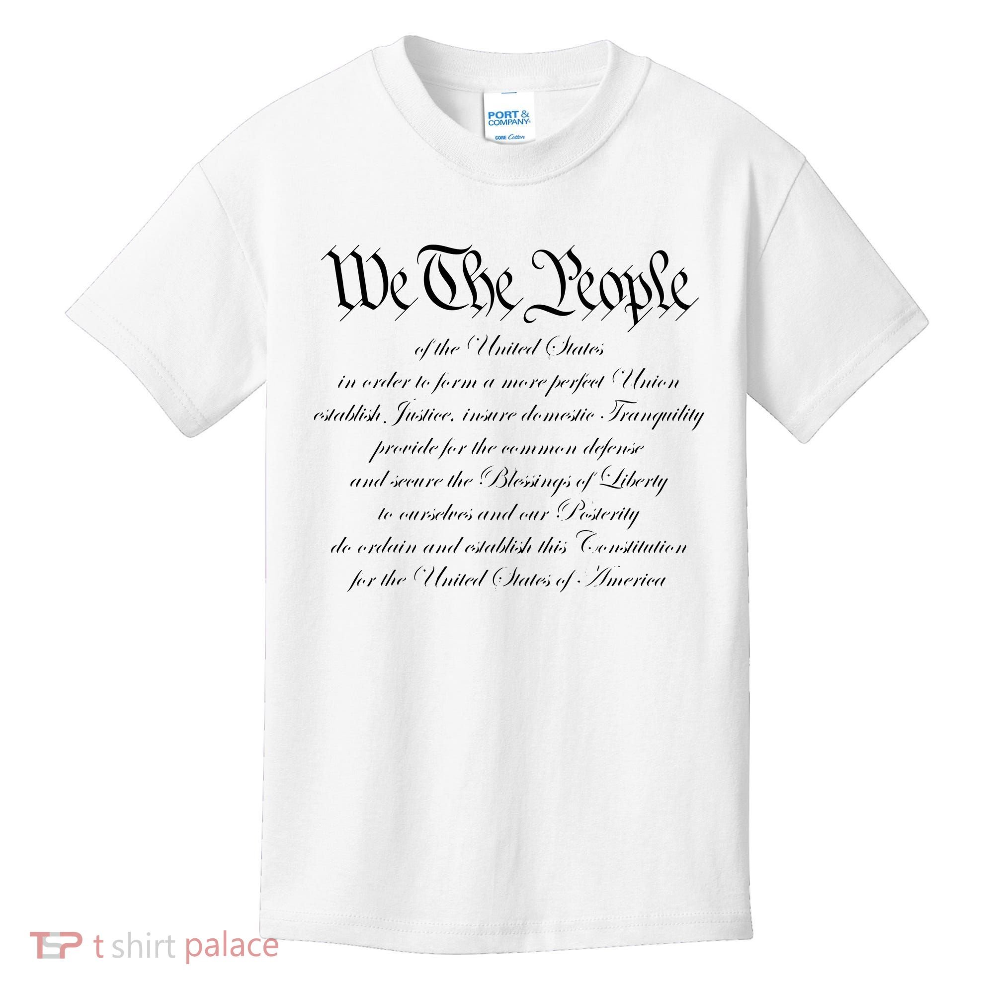We The People Constitution American Patriot We The People Kids T-Shirt