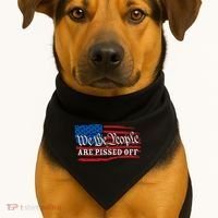 We The People Are Pissed Off USA-Made Doggie Bandana thumb 1