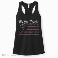 We The People Gadsden USA Flag Preamble Of The Constitution Women's Tank Top thumb 0