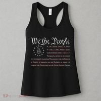 We The People Gadsden USA Flag Preamble Of The Constitution Women's Tank Top thumb 3