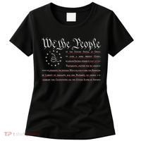 We The People Gadsden USA Flag Preamble Of The Constitution Women's T-Shirt thumb 0