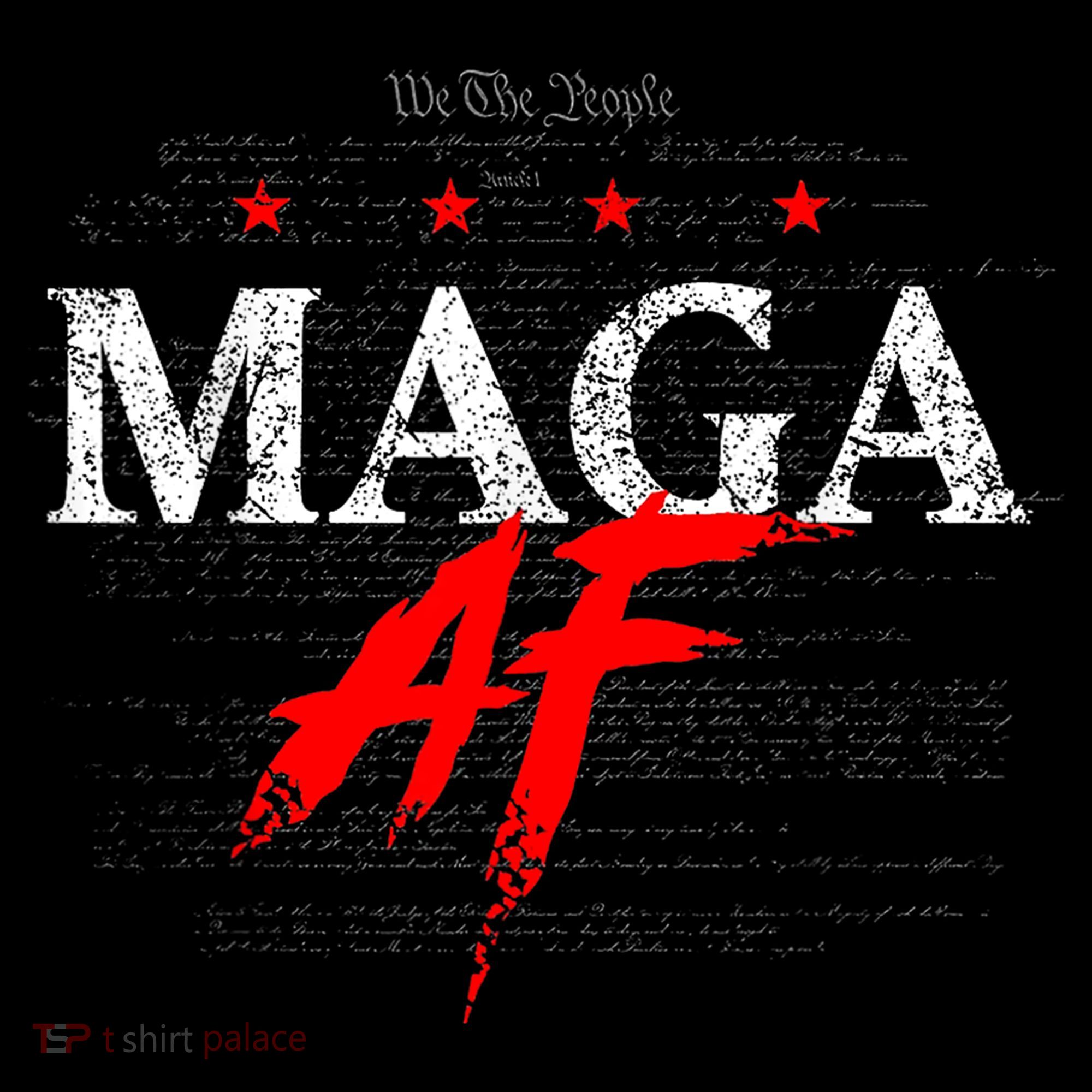 We The People Maga V-Neck T-Shirt