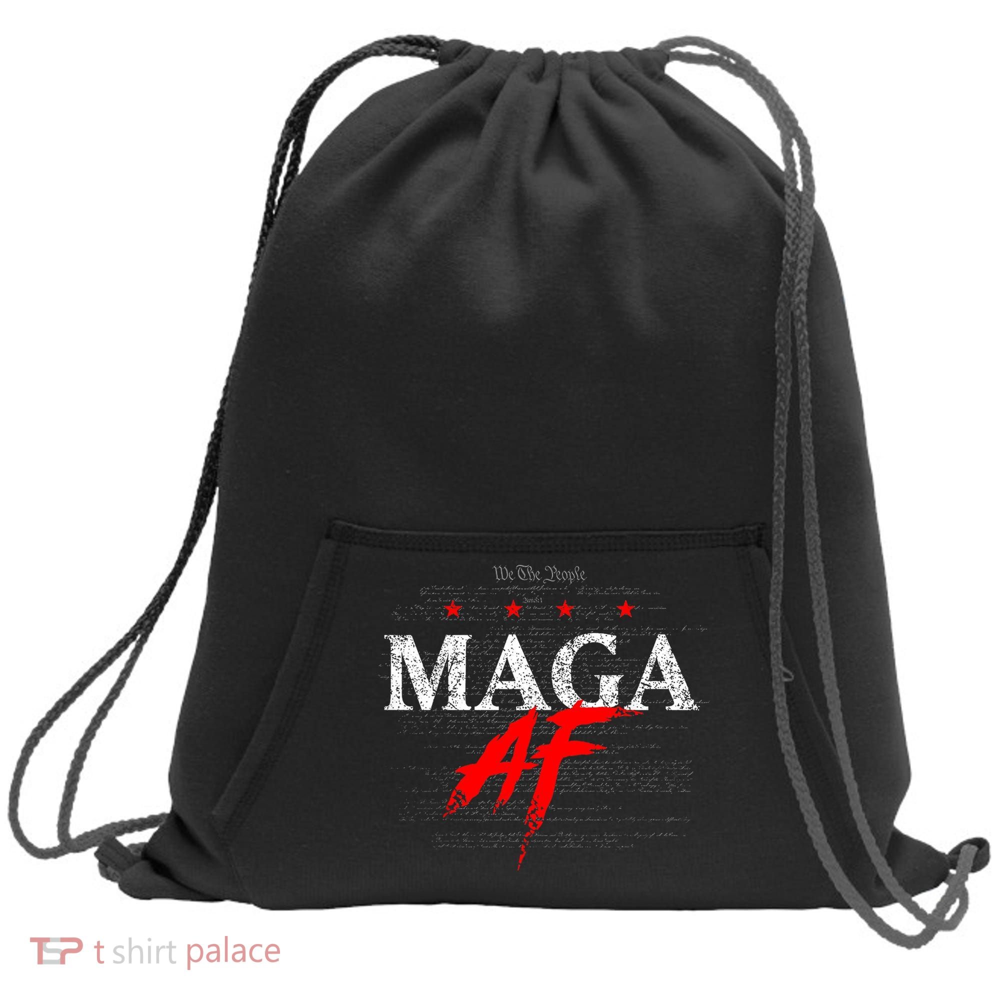We The People Maga Sweatshirt Cinch Pack Bag