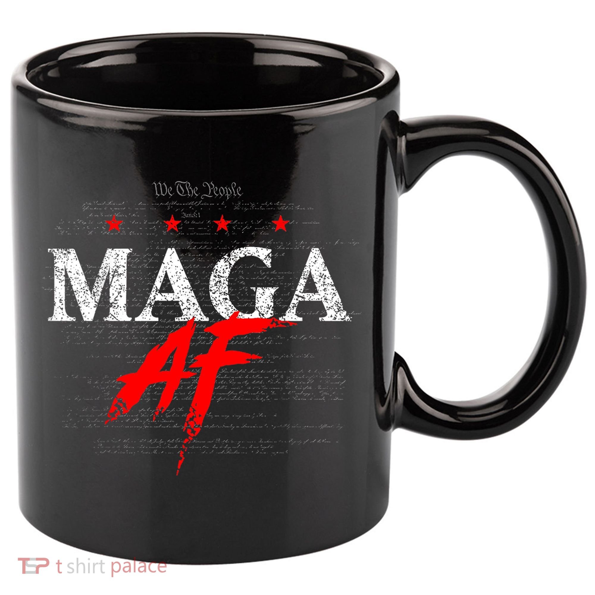 We The People Maga 11oz C Handle Ceramic Mug