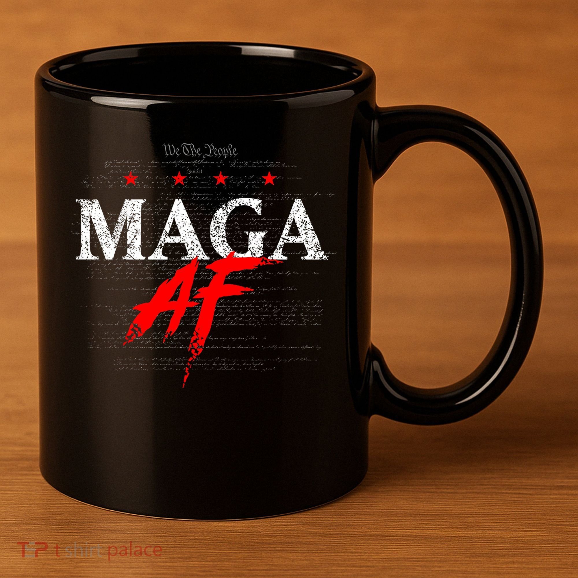 We The People Maga 11oz C Handle Ceramic Mug
