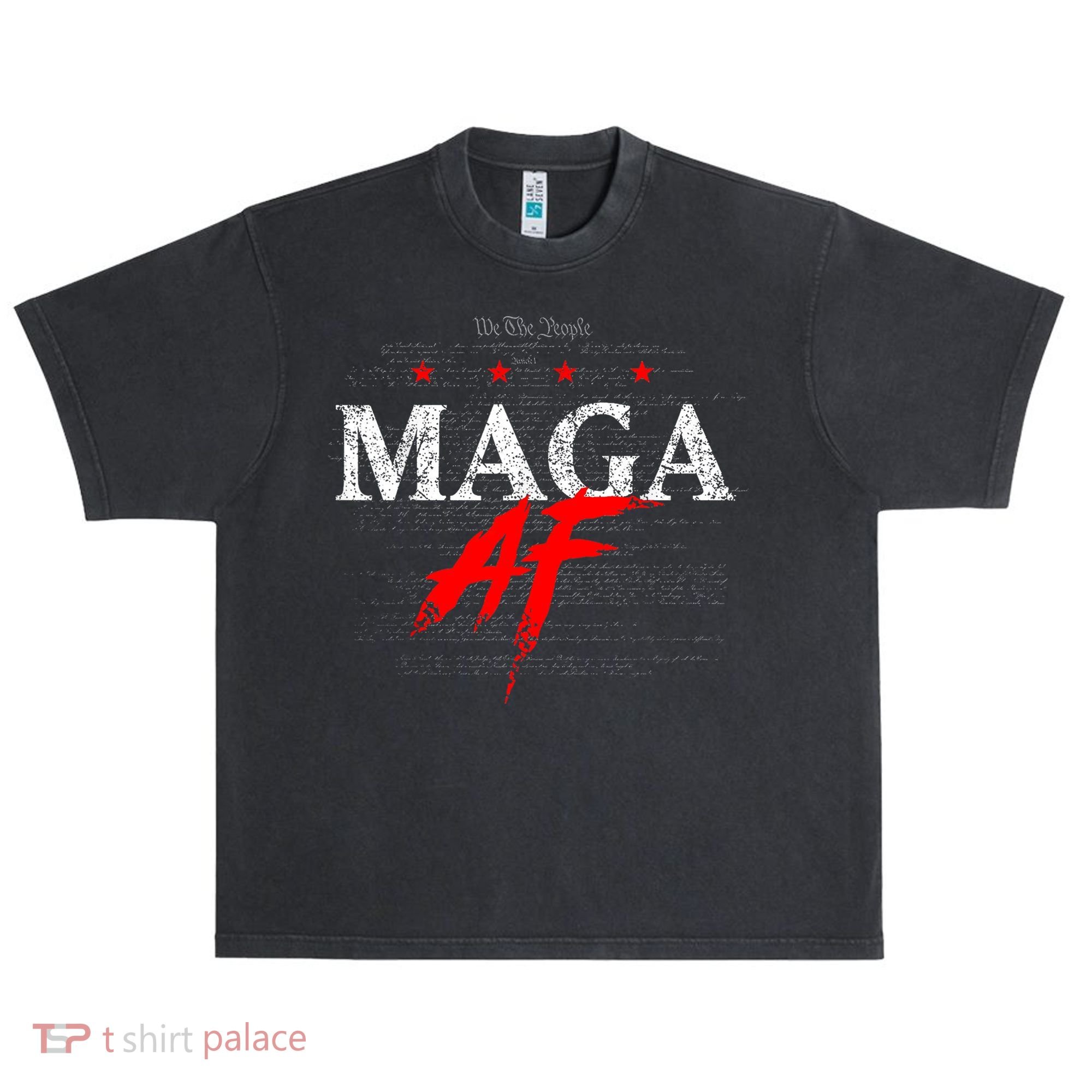 We The People Maga Urban Oversized Heavyweight T-Shirt