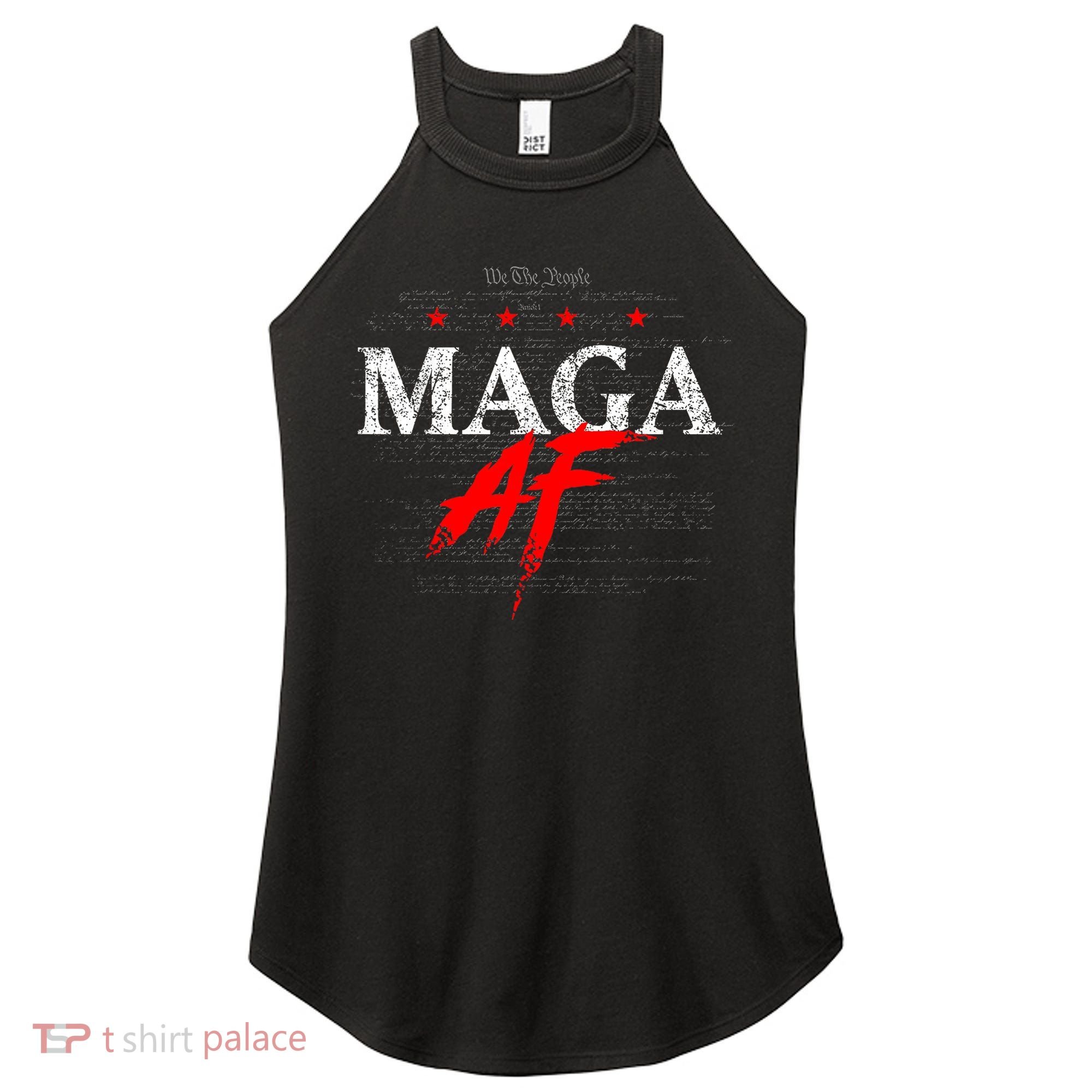 We The People Maga Women's Perfect Tri Rocker Tank
